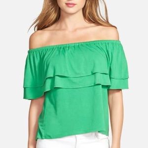 Rebecca Minkoff Dev Off the Shoulder Top Small